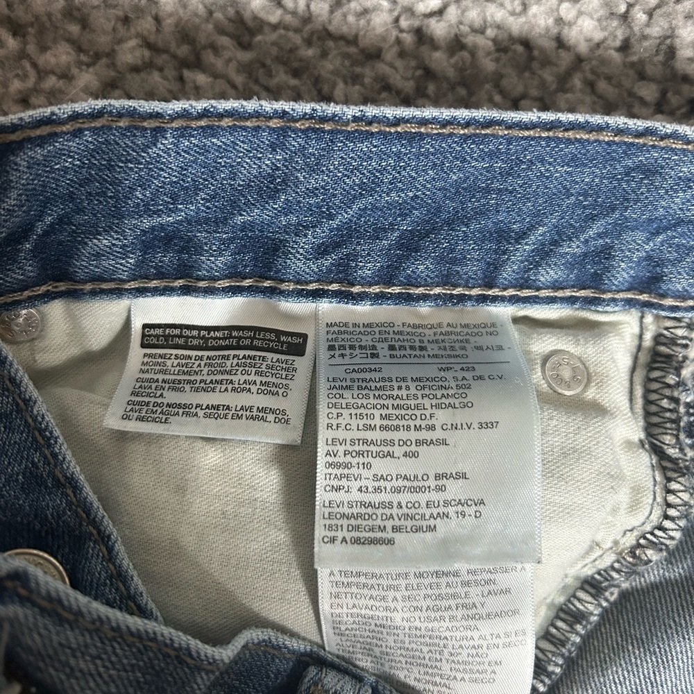 Levi's 514 Men's Straight Jeans in Faded Blue Size 36 x 30 - Picture 8 of 10